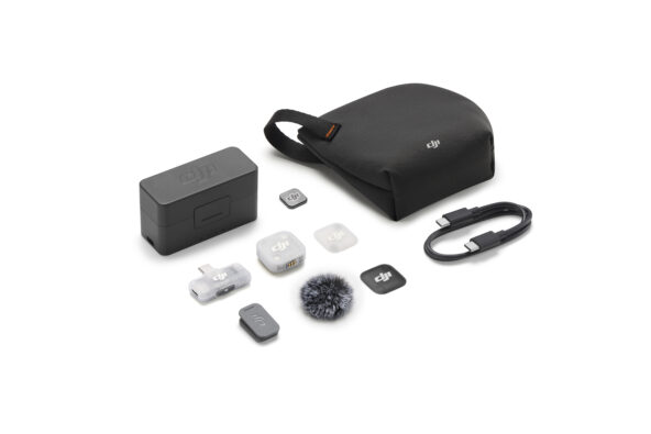 DJI Mic Mini 2 (1 TX + 1 Mobile RX + Charging Case) - left 45°