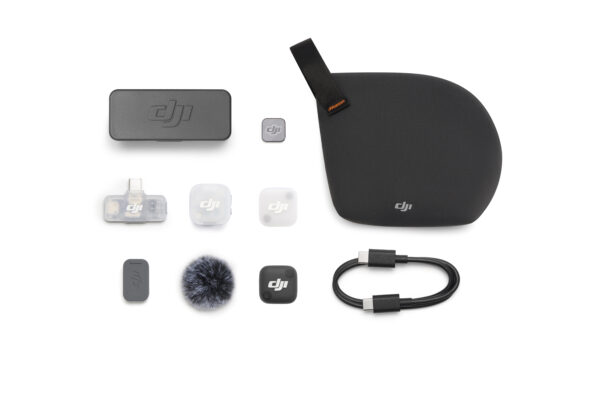 DJI Mic Mini 2 (1 TX + 1 Mobile RX + Charging Case) - topview