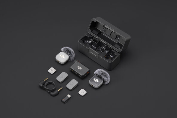 DJI Mic Mini 2 (2 TX + 1 RX + Charging Case)- black
