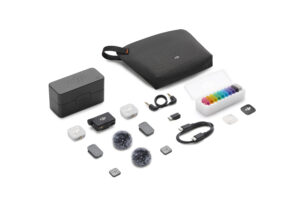 Microfone DJI Mic Mini 2 (2 TX Microfone + 1 RX Receptor + 1 Case de carregamento) BR