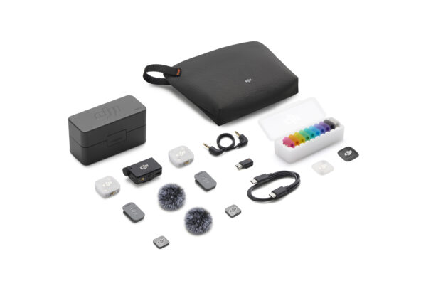 DJI Mic Mini 2 (2 TX + 1 RX + Charging Case) - left 45°